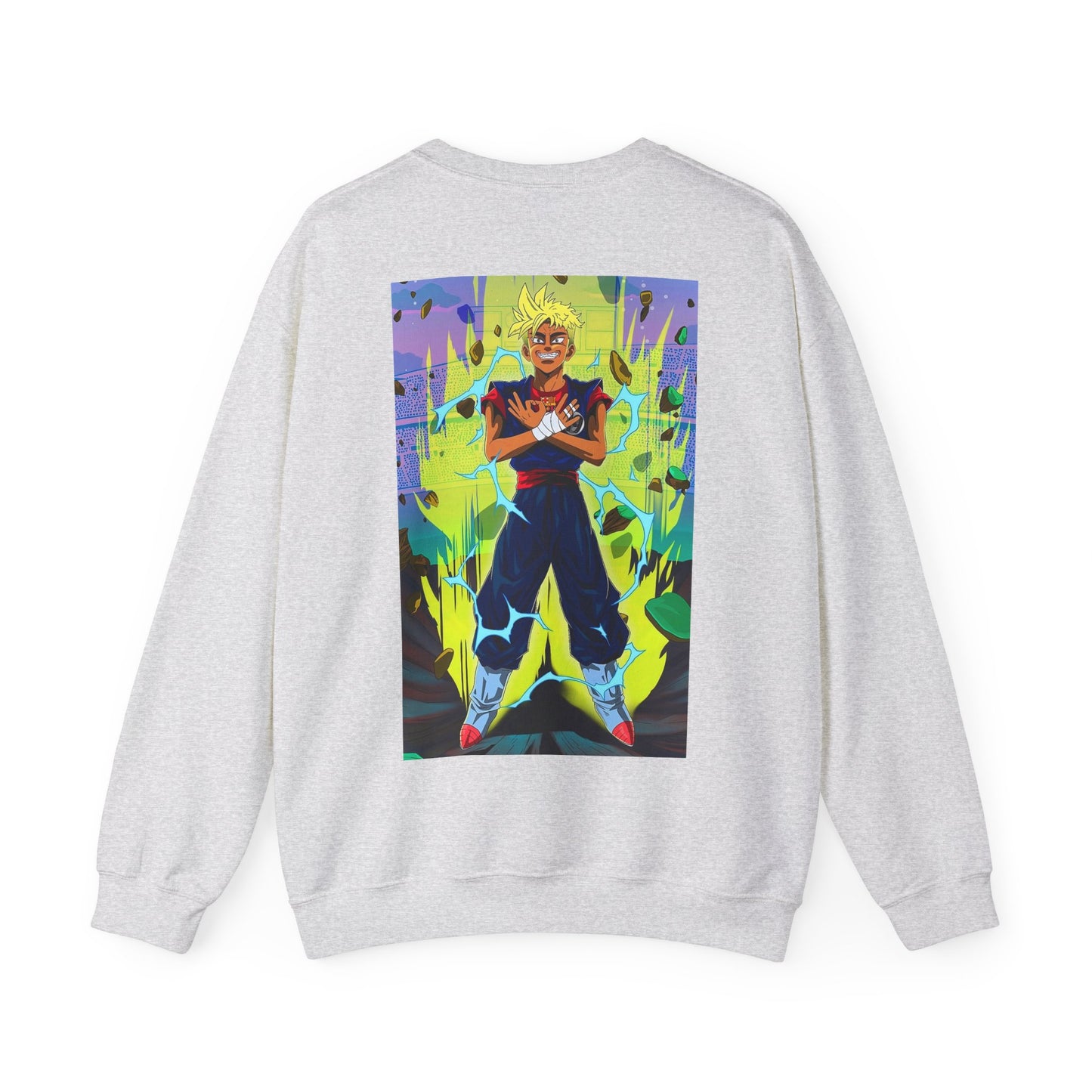 Sweat col rond LYZ Aura Z - Gris